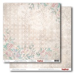 Бумага для скрапбукинга от ScrapBerry's "Запах корицы", 30х30 см, двухсторонняя