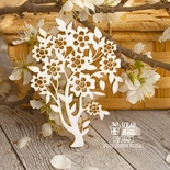 Чипборд ScrapBox — квітуче дерево Hf-055