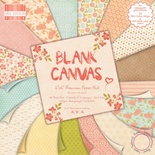 Набор бумаги от First Edition Blank Canvas, 30x30 см, 16 листов
