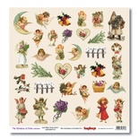 Папір для скрапбукінгу від ScrapBerryʼs - Новий пейзаж - Картинки 1, 30,5x30,5см, 190 г/м², односторонній