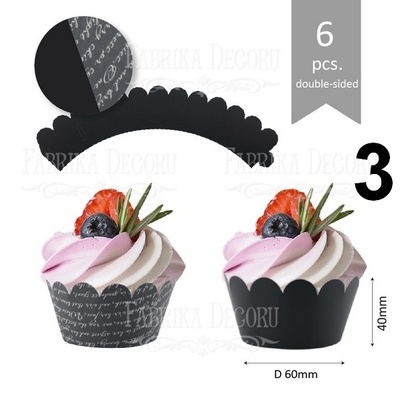 Набір паперових заготовок 005, ТМ Fabrika Dekoru, 6 штук, вибір кольору