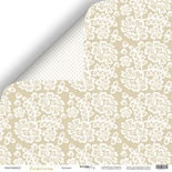 Лист двусторонней бумаги от Scrapmir - Кружево - Tenderness,  30x30 см