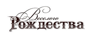 Акриловий штамп Christmas Stamp TRU035 Веселого Рождества, розмір 5х1,6 см