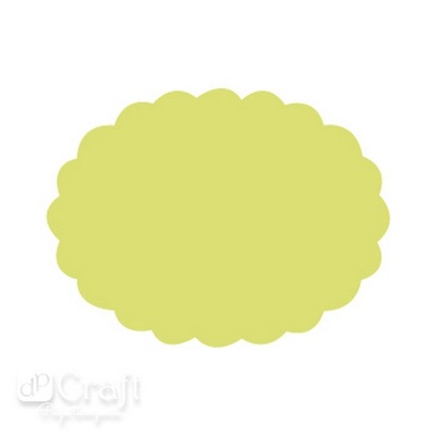 Дірокол фігурний 7,5см ОВАЛ, TM dpCraft (Dalprint)