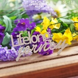 Чипборд від Вензелик - Lifelong journey, розмір: 90x46 мм