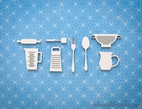 Чипборд от WOODchic - Набор "Кухонные принадлежности"