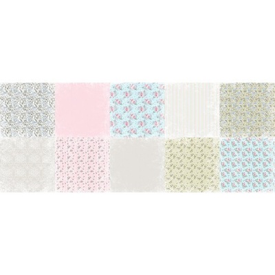 Набор скрапбумаги - Shabby garden, 20x20 см, ТМ Фабрика Декора