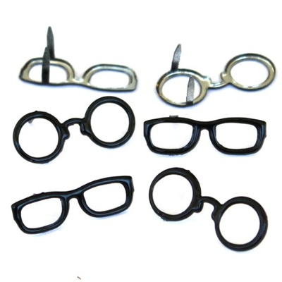 Набор брадсов Eyelet Outlet - Eye Glass Brads, 12 штук