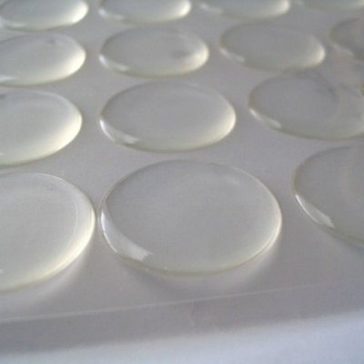 Прозорі епоксидні наліпки для виготовлення обʼємних прикрас, арт00001, діаметр 2,54 см, 1 штука