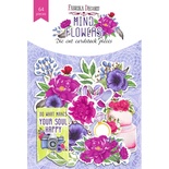 Набір висічок для скрапбукінгу, колекція Mind flowers, 64шт., ТМ Фабрика Декору