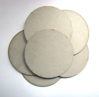 Чипборд Круг, диаметр 8,2 см