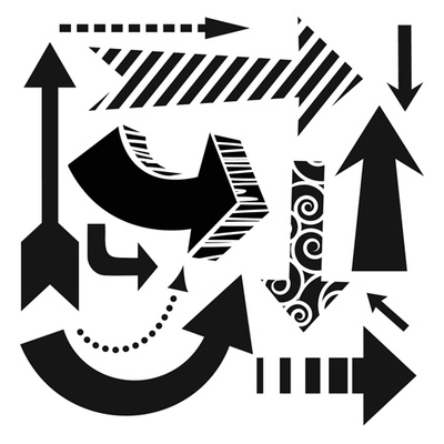 Маска The Crafter's Workshop - Mini Template Susana's Arrows, 15x15см