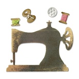 Ножі від Sizzix - Sizzix Sizzlits Die - Sewing Machine & Bobbins