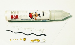 Витражный контур от ТМ ЕК, белый перламутр