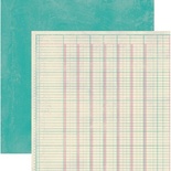 Лист скрапбумаги Authentique Register, 30х30 см, двусторонняя