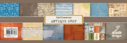 Набор бумаги для скрапбукинга 30,5х30,5 см 180 гр/м Лавка древностей, 7 листов