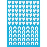 Маска - Фабрика Декору - Сердечки 20см Х15см