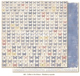 Двусторонний лист бумаги для скрапбукинга от Maja Design - Coffee in the Arbour - White Daisies, 30x30 см