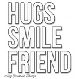 Ніж для вирубки My Favorite Things - Die-namics Words for Friends, 3 шт.