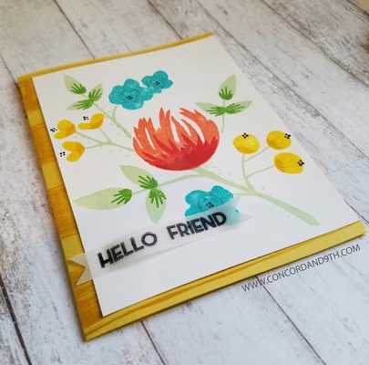 Набір штампів від Concord & 9th - Flourish stamp set