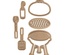 Ножі від Spellbinders - Die D-Lites Weekend Grill Etched Dies 