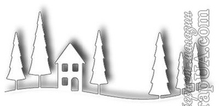 Ніж для вирубки від Memory Box - Cottage in the Woods