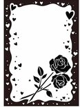 Папки для тиснения Crafts Too Embossing Folder -Rose & Heart Frame