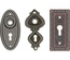 Набір металевих прикрас Tim Holtz - Idea - Ology Metal Large Keyholes, 3 штуки, замкові щілини