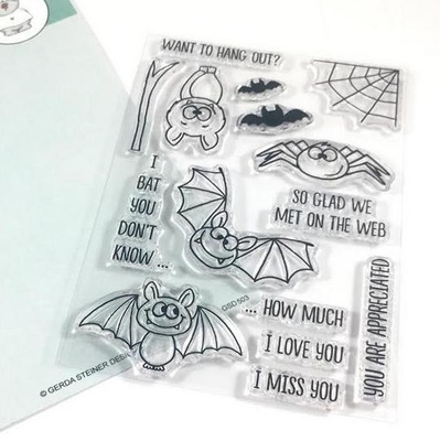 Набор штампов Gerda Steiner - Bats 4x6 Clear Stamp Set
