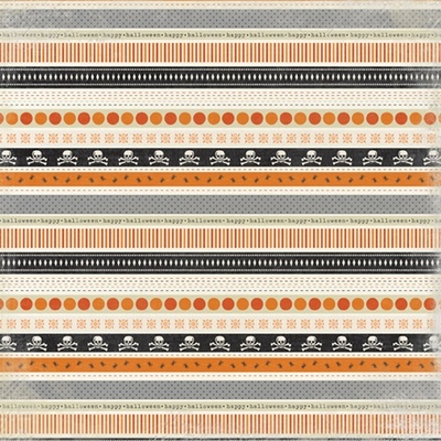 Бумага для скрапбукинга Carta Bella Happy Haunting - Border Strips, двусторонняя, 30х30 см, 1 лист