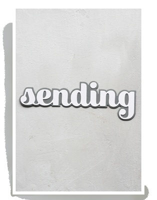 Ніж від Birch Press Design - Big sending sugar script, 2 шт.