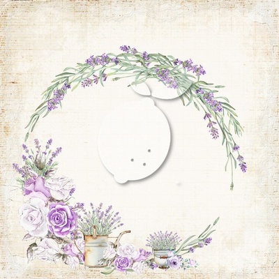 Аркуш двостороннього паперу для скрапбукінгу від LemonCraft - My Provence Provence 01