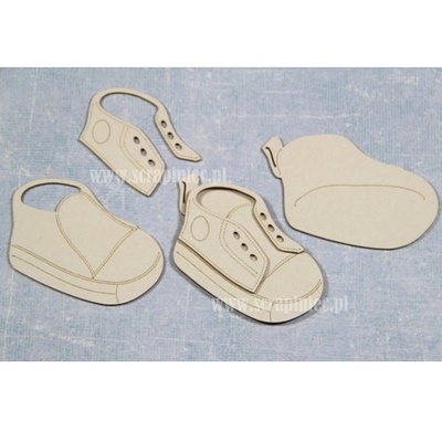 Чипборд Scrapiniec - Взуття кеди на платформі