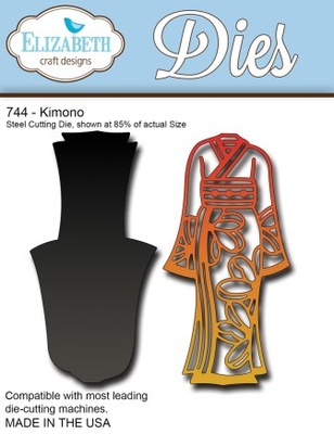 Ніж від Elizabeth Craft Designs - New Kimono, 2 елементи