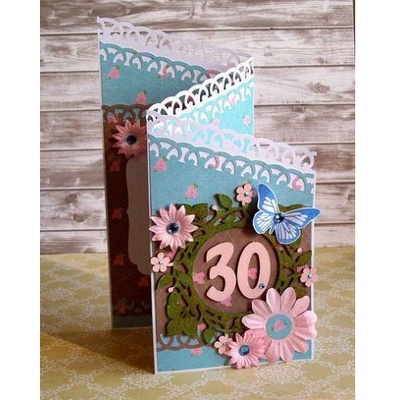 Чипборд Scrapiniec - Цифри в шильдах