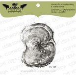 Акриловый штамп Lesia Zgharda FL131 Срез дерева меньший, размер 4,6х5,9 см