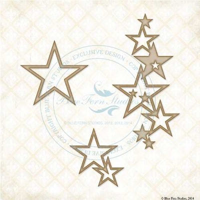 Чипборд Blue Fern Studios - Seeing Stars