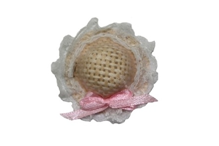 Дамская шляпка плетенная от Art of Mini, бежевая