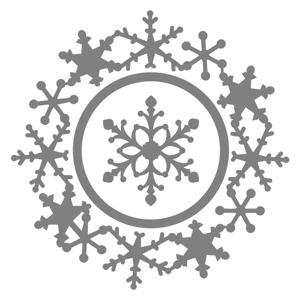 Набір ножів Sizzix Framelits Die Set 3PK - 3PK, Snowflake - Cнежинки, 3 шт.