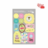 Висічки для скрапбукінгу від ROSA TALENT - Cake delicious 2, картон, 12,8 x20см