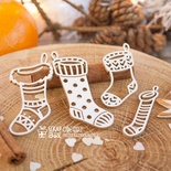 Чипборд ScrapBox - Набір шкарпеток Hh-132