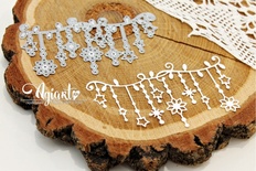 Ножі для вирубки від AgiArt - "Сніжна гірлянда"