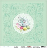 Аркуш паперу для скрапбукінгу від ScrapBerryʼs - Полуденний Чай, Чайна