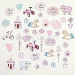 Набор высечек от Mona Design — Little girl, 40 элементов