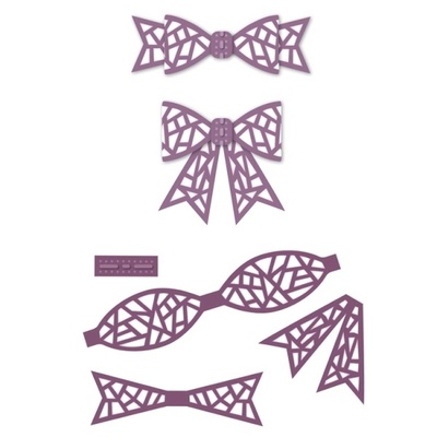 Ніж для вирубки Sue Wilson - Finishing Touches - Mosaic 3D Itty Bitty Bow