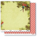 Папір для скрапбукінгу від ScrapBerryʼs - Скарби піратів - Какаду, 30,5x30,5см, 190 гор / м, двосторонній