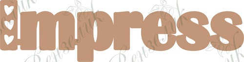 Чипборд від Вензелик - Impress, розмір: 31*122 мм