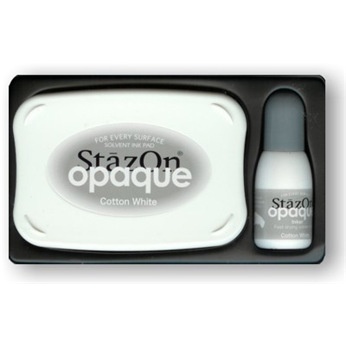 Перманентне чорнило Tsukineko - StazOn Opaque Sets Cotton White Set (набір)