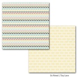 Аркуш двостороннього паперу Carta Bella So Noted - Tiny Lace, розмір 30x30 см