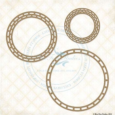 Чипборд Blue Fern StudiOs-Brick Rings